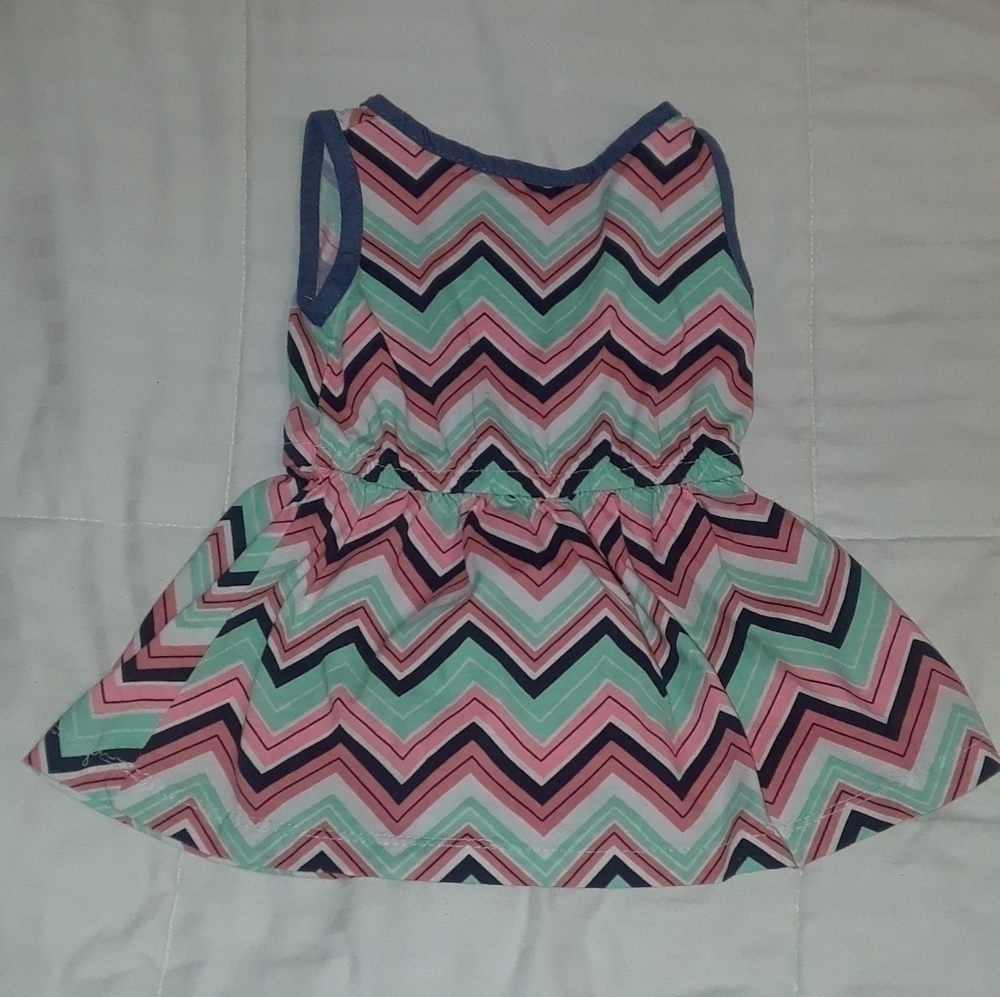 U.S. Polo Assn. 100% cotton sleeveless baby dress - Picture 4 of 5